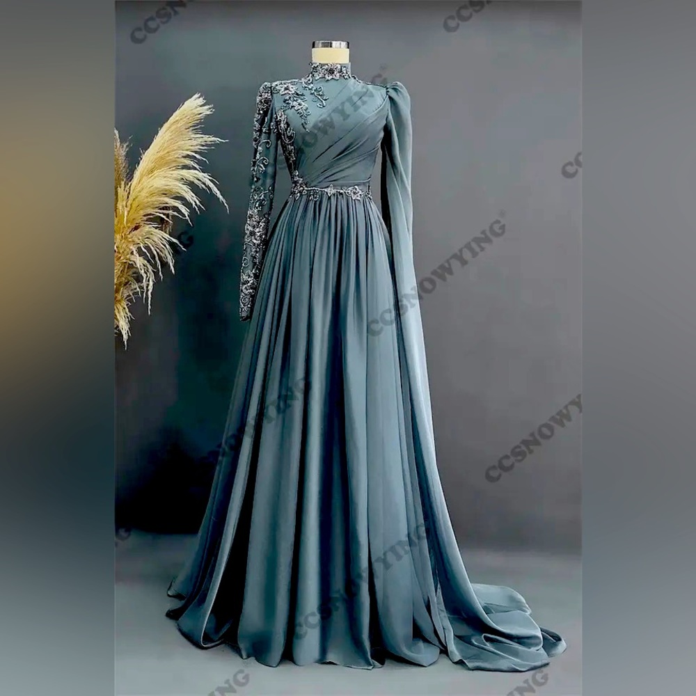 Modest evening gown